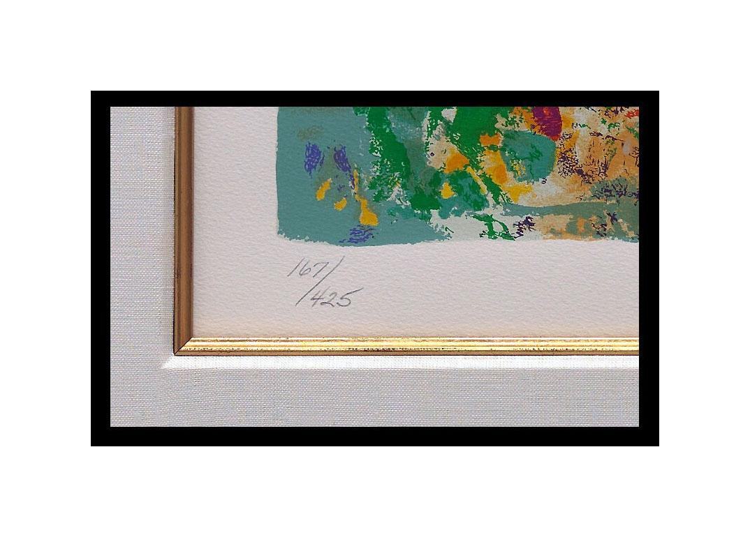 LEROY NEIMAN Original SIGNED Serigraph PORTRAIT OF THE LEOPARD Painting Animal - Post-Impressionist Print by Leroy Neiman
