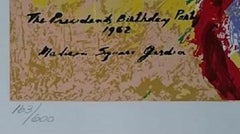 Leroy Neiman "President's Birthday Party" Hand signed and numbered serigraph