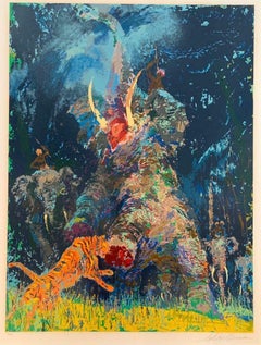 Leroy Neiman "Shikar" Hand Signed Limited Serigraph