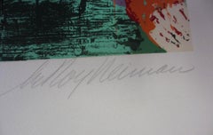 Leroy Neiman Silverdome Superbowl Hand Signed & Numbered Serigraph