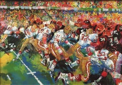 Leroy Neiman Silverdome Superbowl Hand Signed & Numbered Serigraph