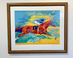 LeRoy Neiman, "The Great Secretariat", 27x34 Signed Limited Edition Serigraph