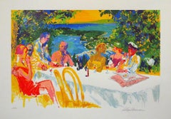 Leroy Neiman "Wine Alfresco" Hand Signed/Numbered Serigraph