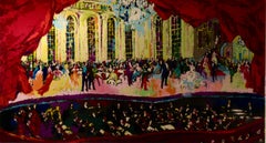 "Metropolitan Opera, New York City Premiere" Large serigraph.