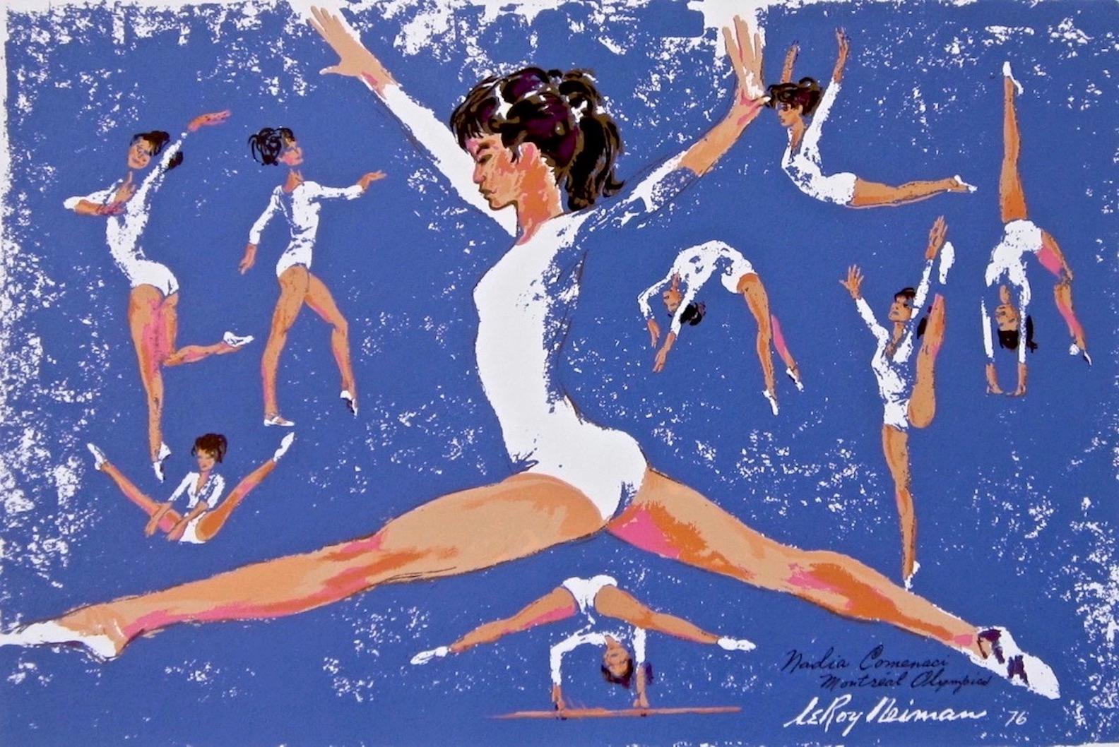 Nadia, Comaneci Montreal Olympics Poster, 1976