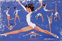 Vintage Nadia, Comaneci Montreal Olympics Poster, 1976
