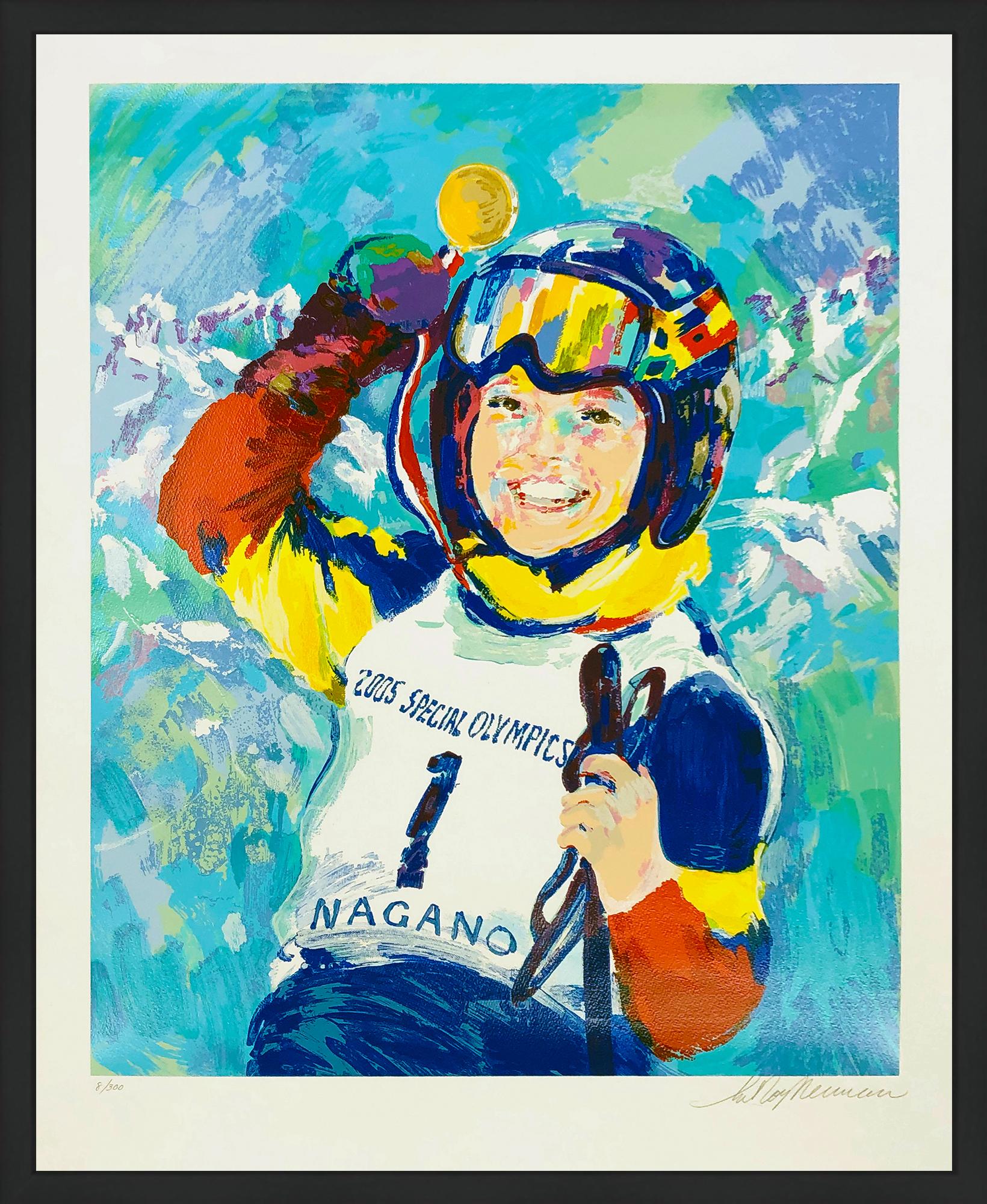 Leroy Neiman Portrait Print - NAGANO 2005 SPECIAL OLYMPICS
