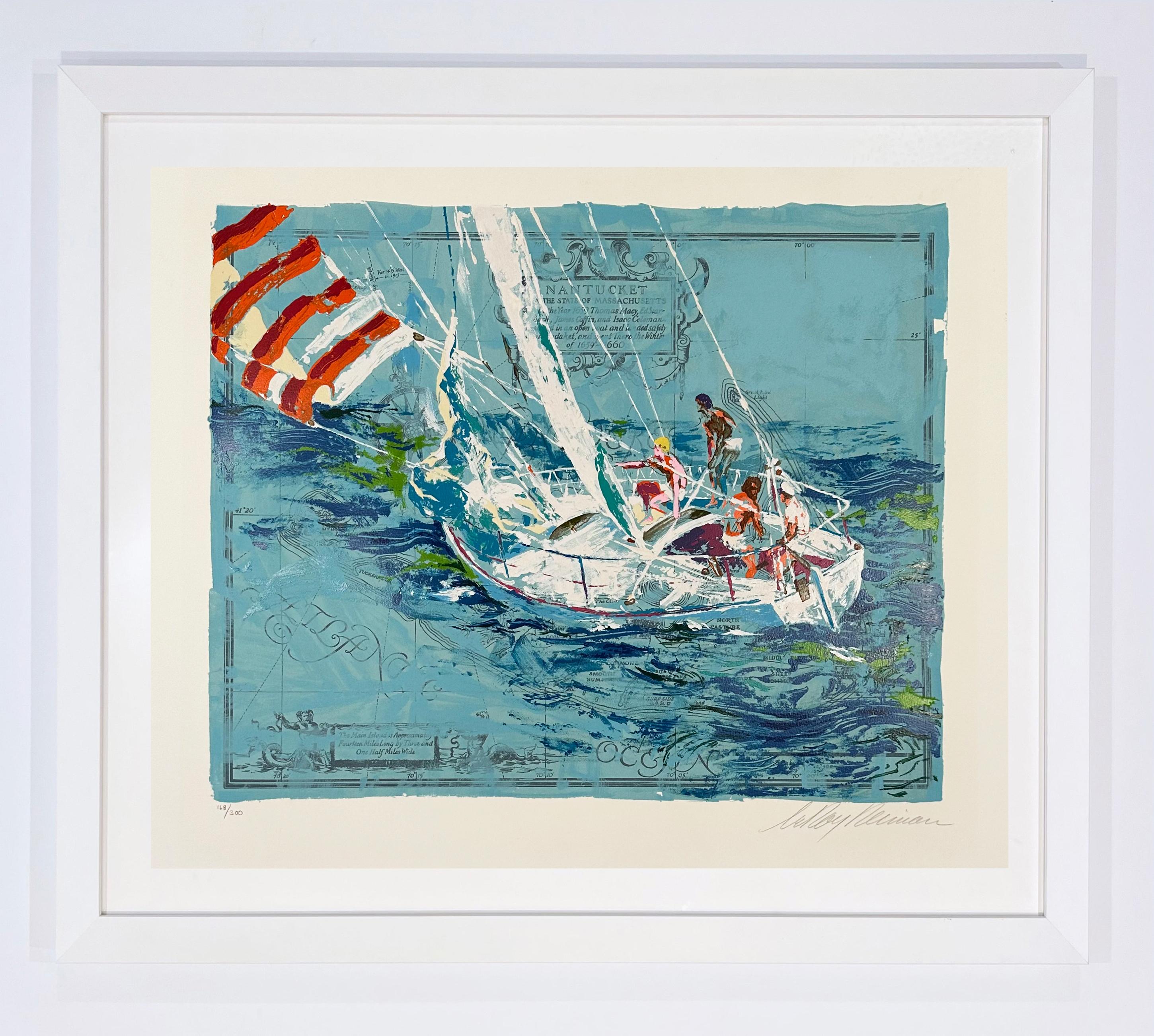 Voile à Nantucket - Print de Leroy Neiman