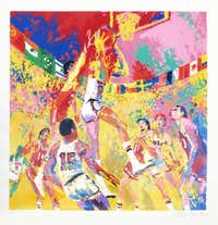LeRoy Neiman - Shaq (Shaquille O'Neal / Los Angeles Lakers), LeRoy ...
