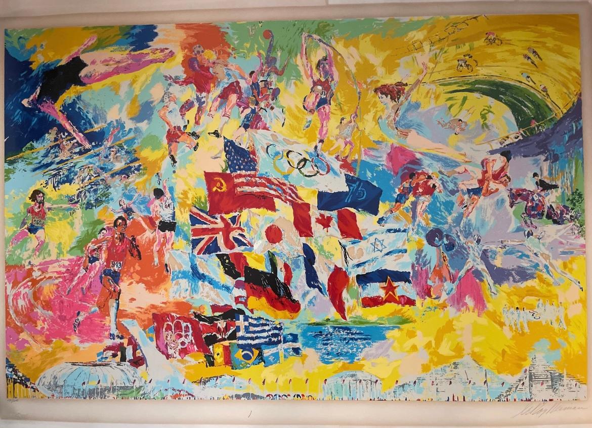 Dies ist eine signierte und nummerierte Lithographie 