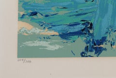 Polar Bears, Expressionist Screenprint by LeRoy Neiman