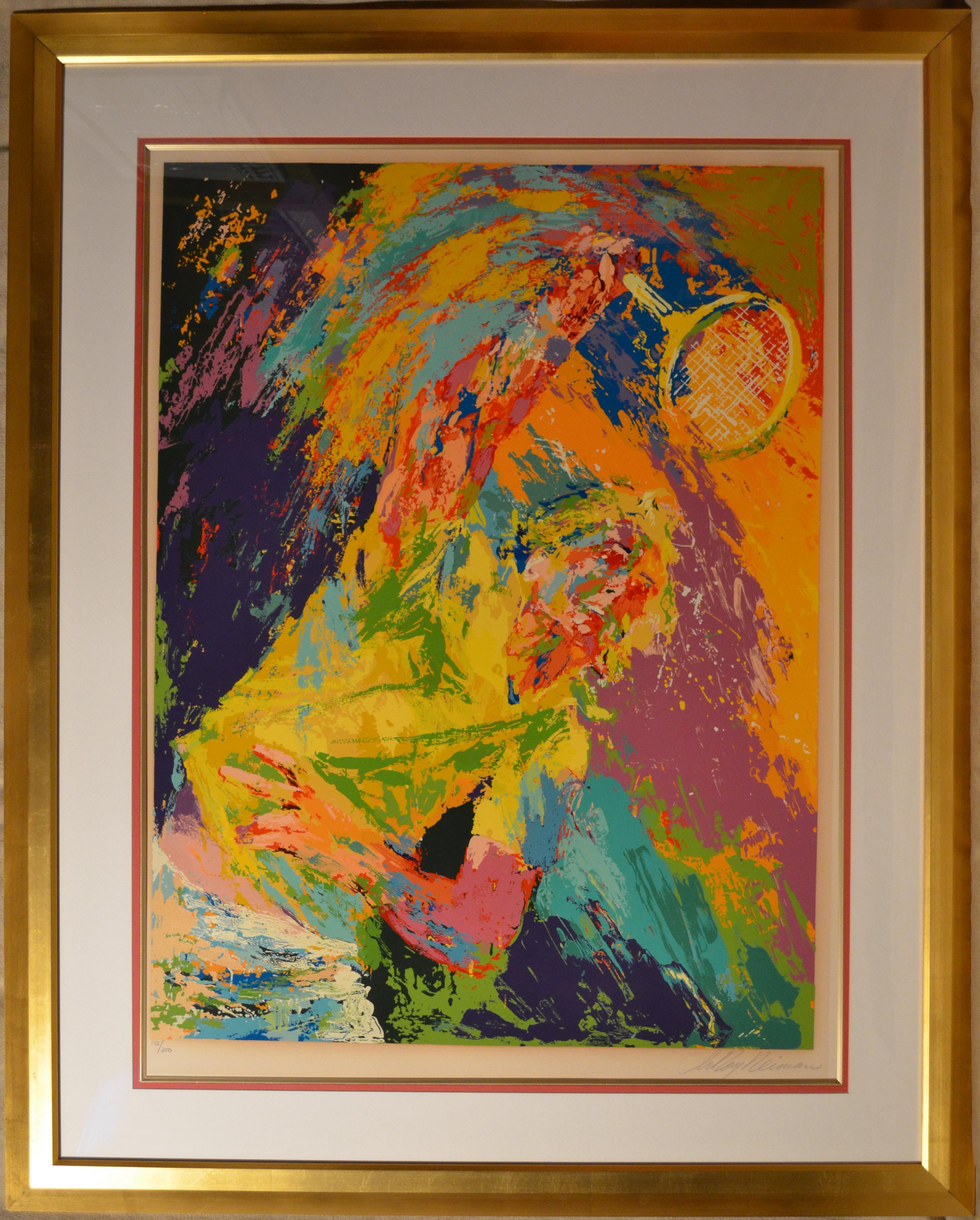 Power Serve - Limited Edition Serigraph by LeRoy Neiman