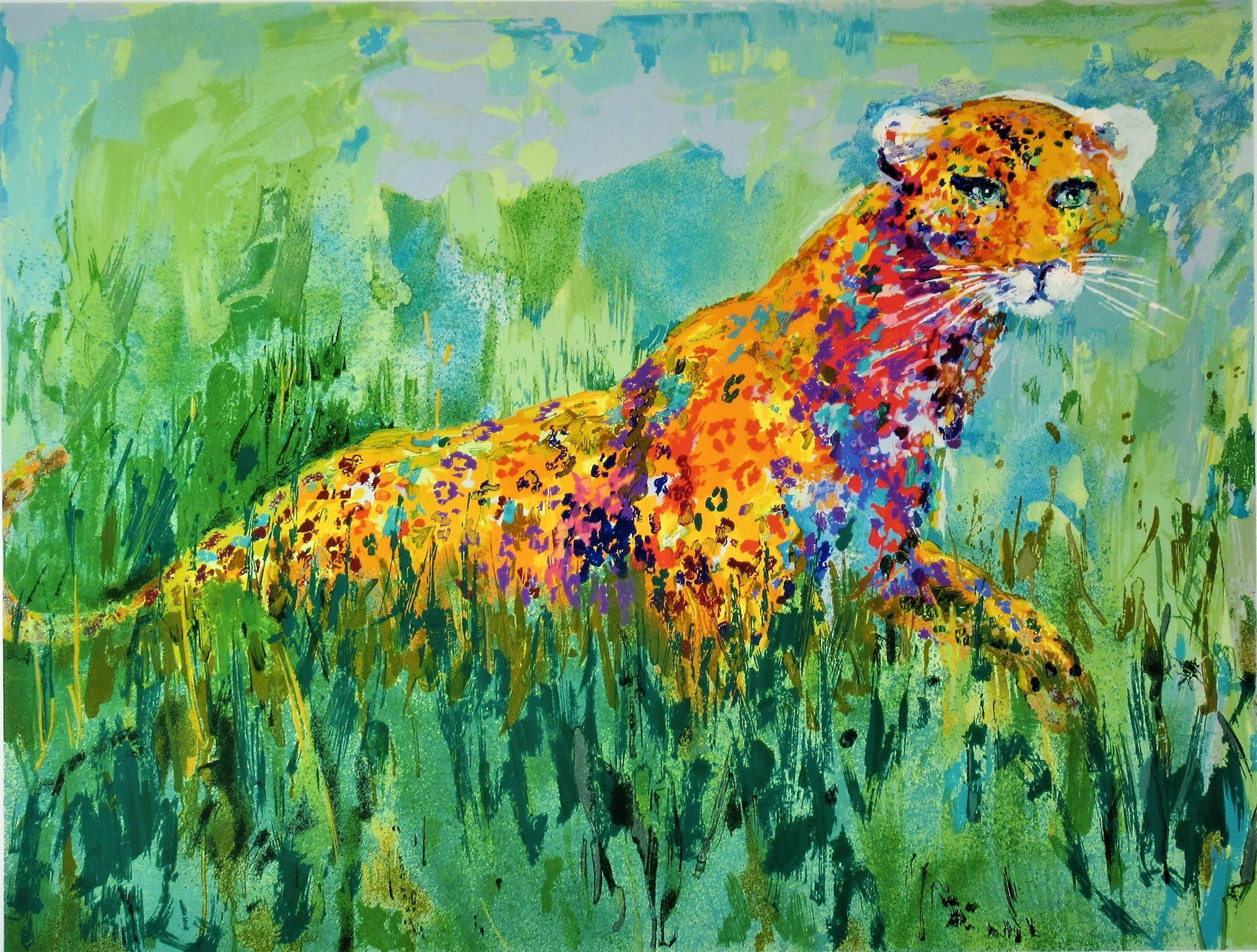Prowling Leopard - Print by Leroy Neiman