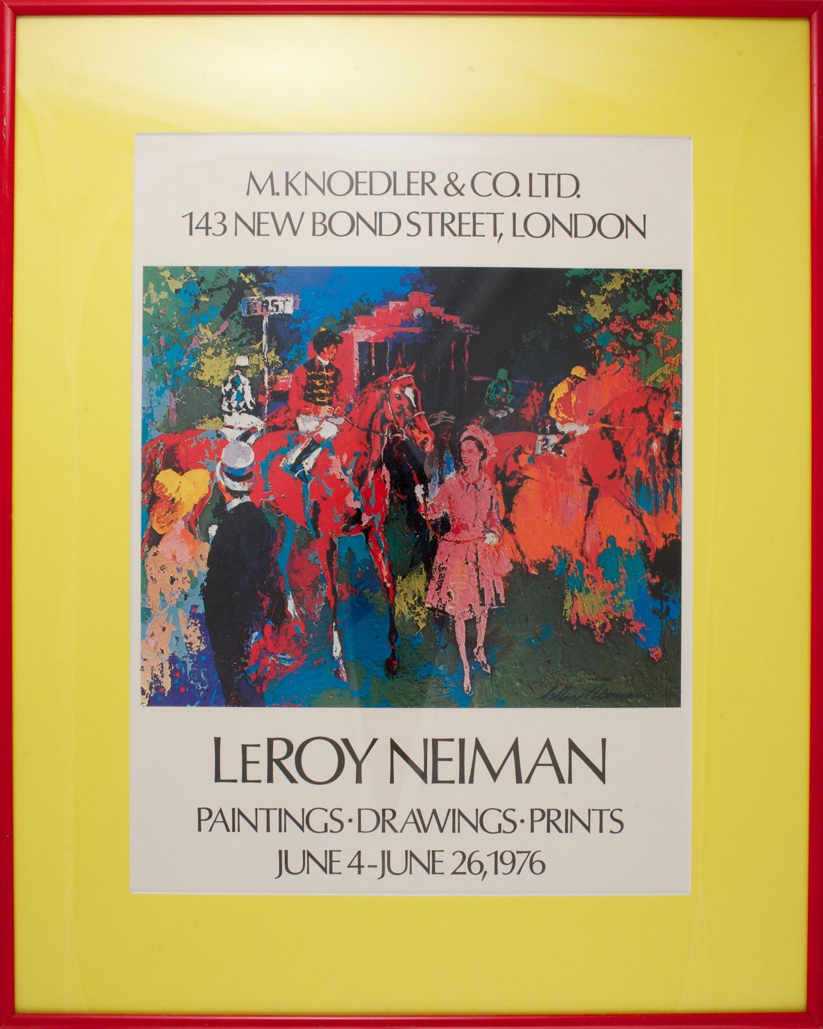 Leroy Neiman Figurative Print - "Queen At Royal Ascot" 1976 NEIMAN, LeRoy