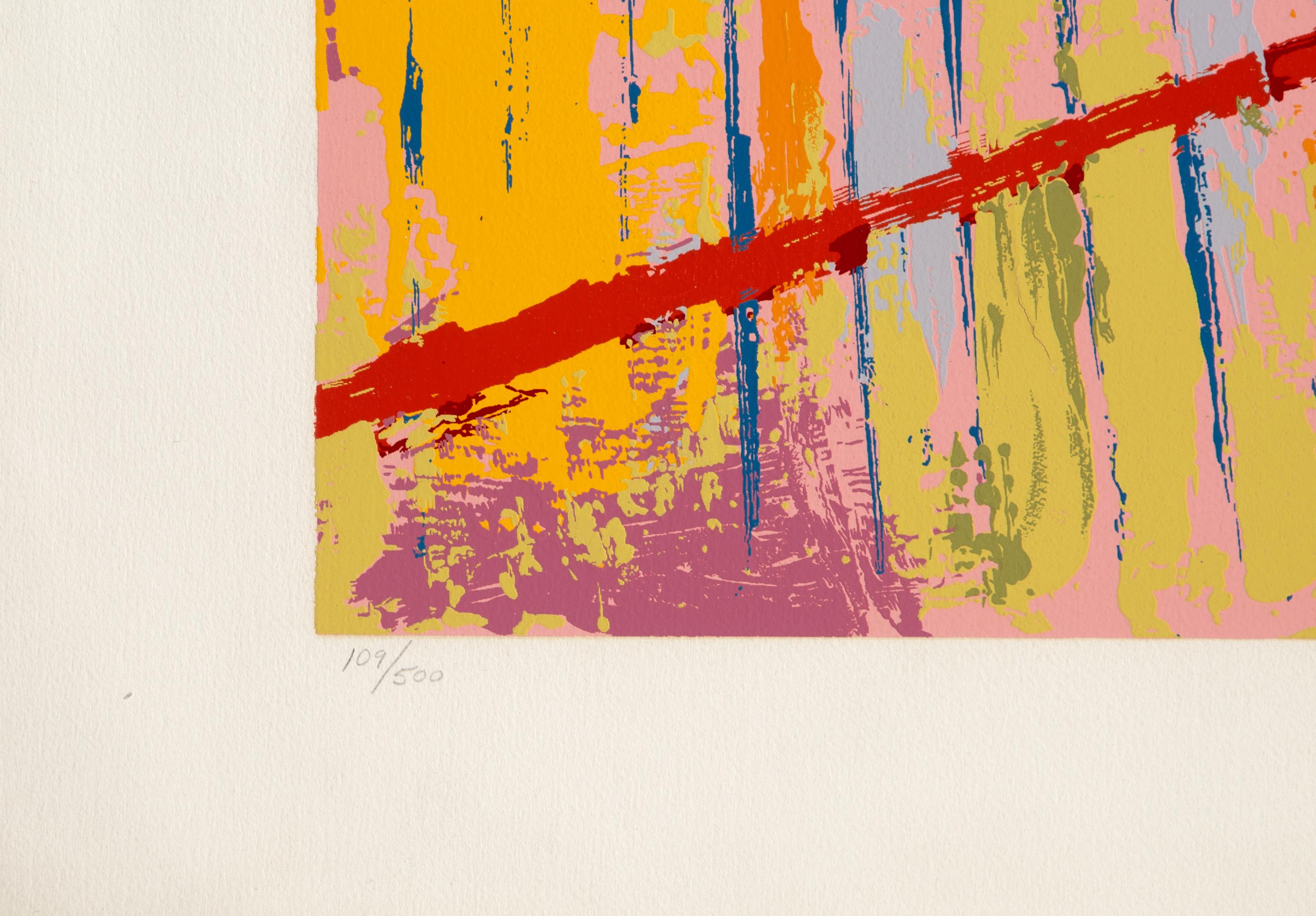 Racquetball, serigrafia sportiva Pop Art di LeRoy Neiman in vendita 2