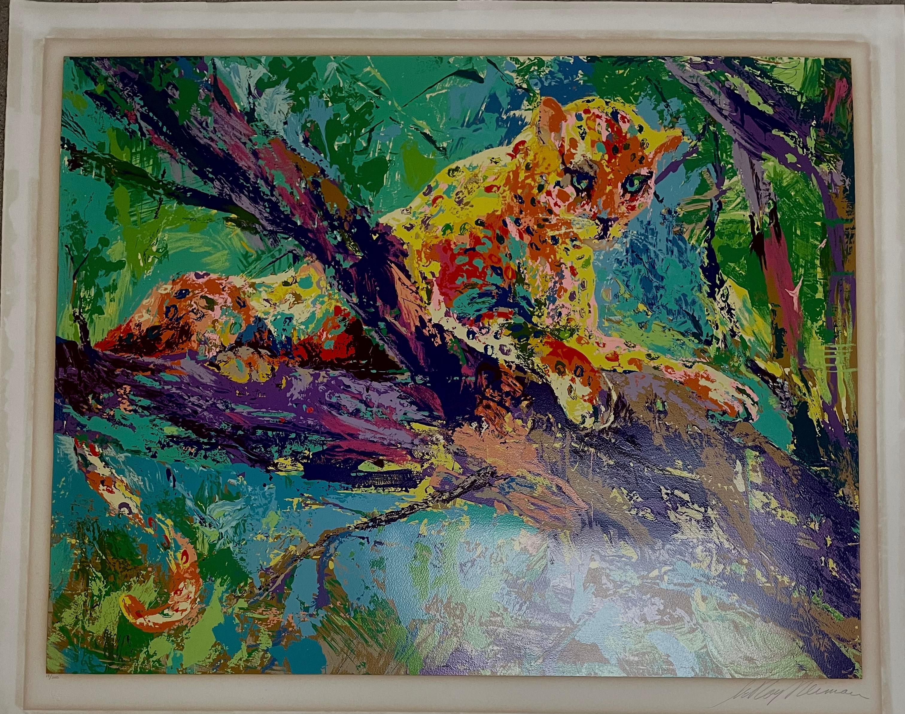 "Serengeti Leopard" - Print by Leroy Neiman