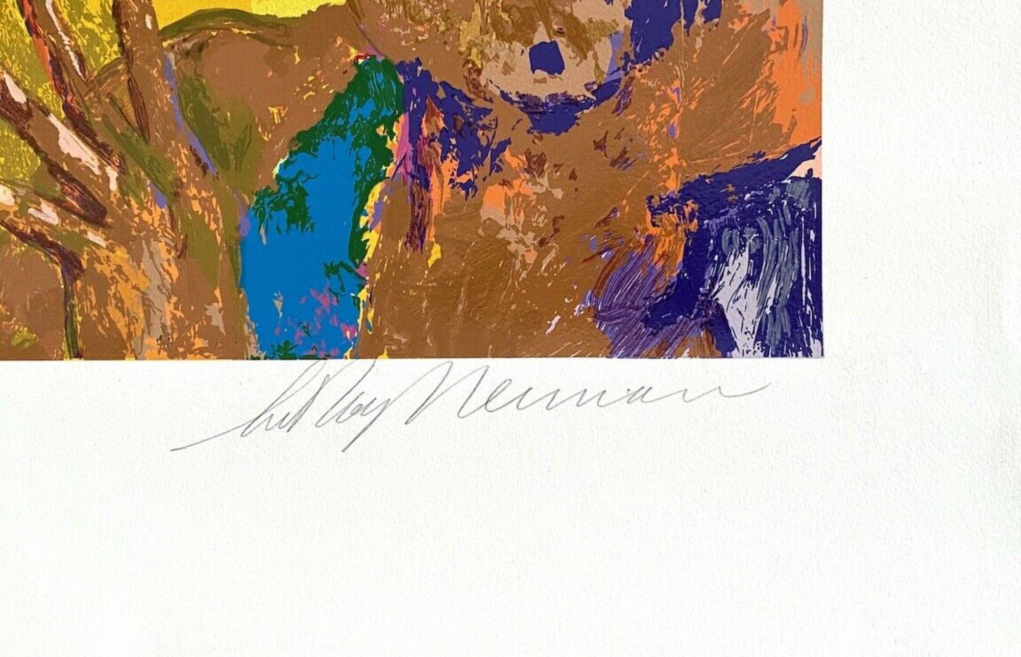LeRoy Neiman Shaq, LeRoy Neiman ATHLETE and ARTIST SIGNED For Sale