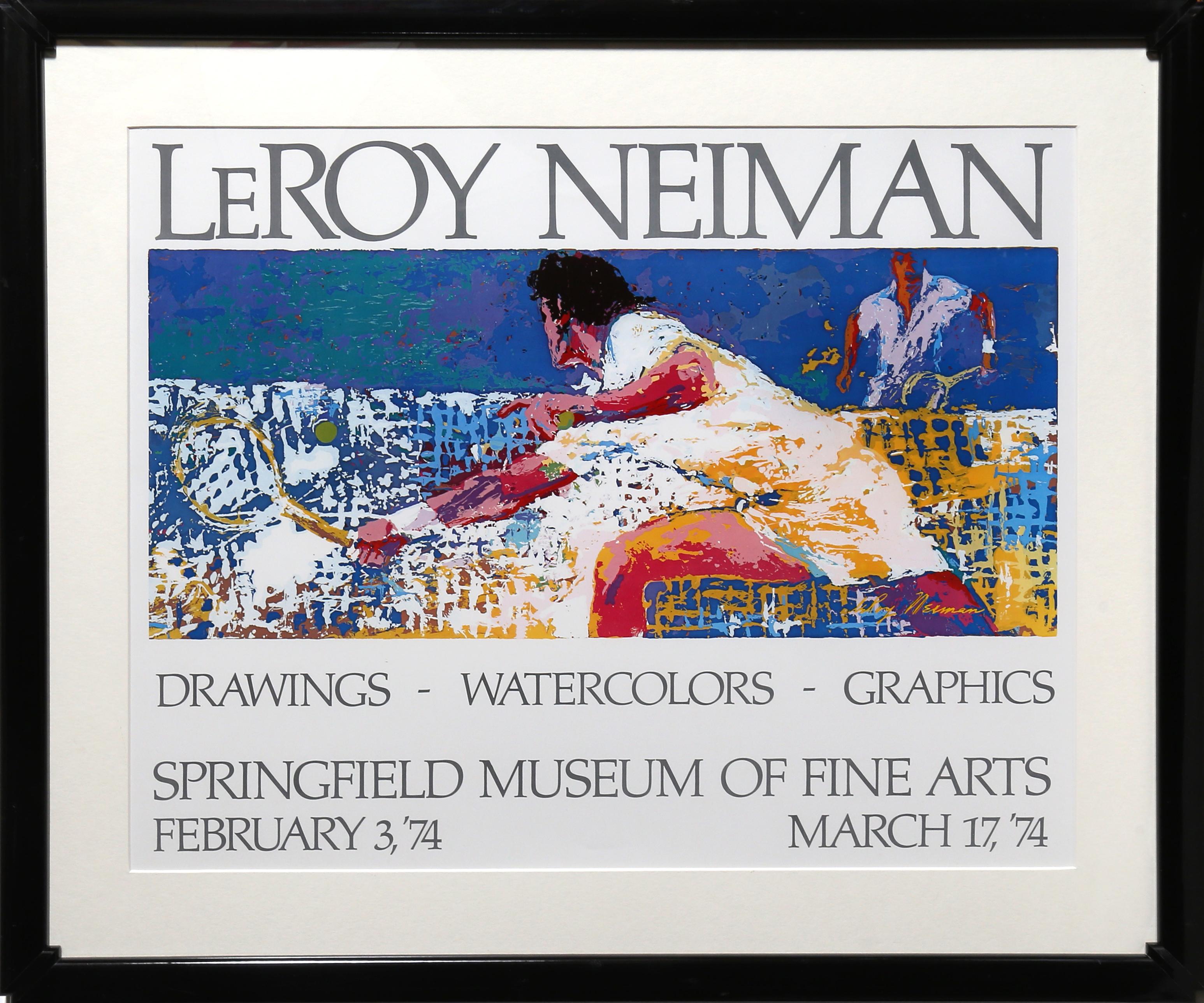 Museo de Bellas Artes de Springfield (Tenis), Cartel expresionista de LeRoy Neiman