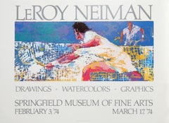 Museo de Bellas Artes de Springfield (Tenis), Cartel expresionista de LeRoy Neiman