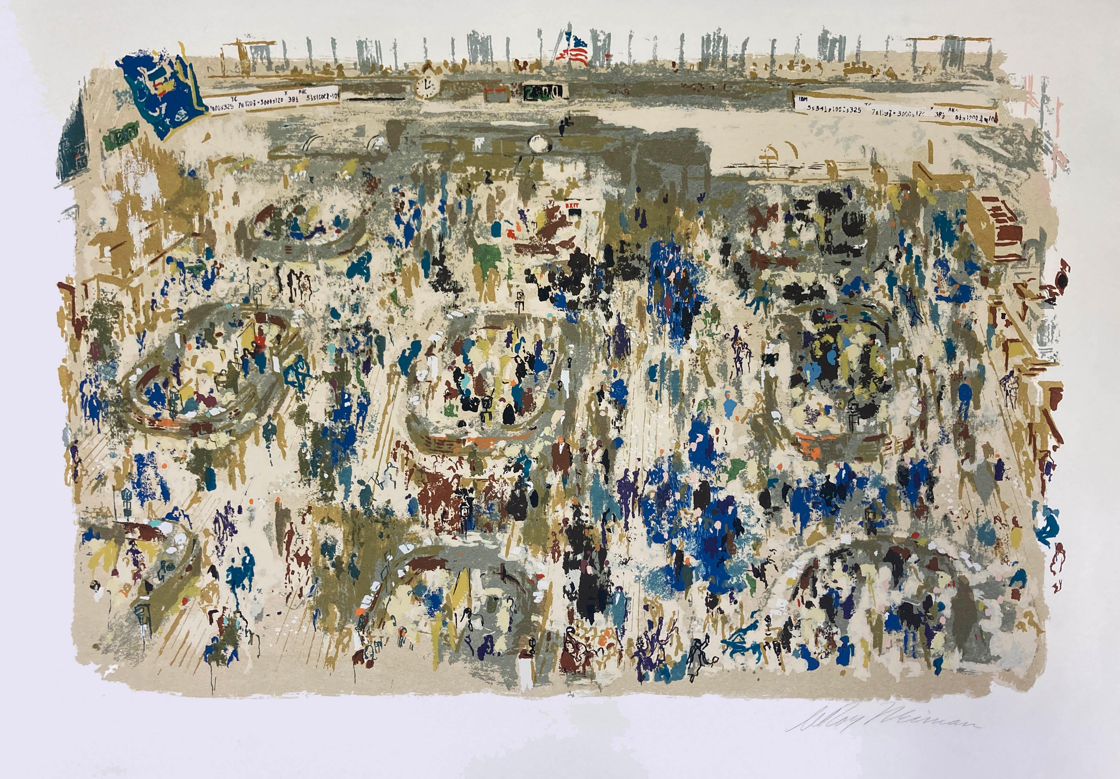 Mercato azionario - Print di Leroy Neiman