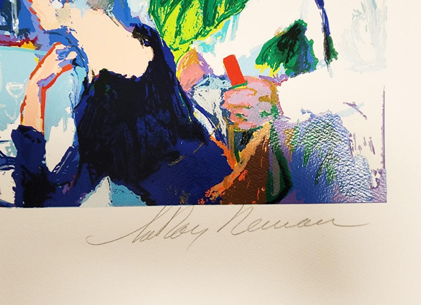 La Boathouse, Central Park - Print Contemporaneo di Leroy Neiman
