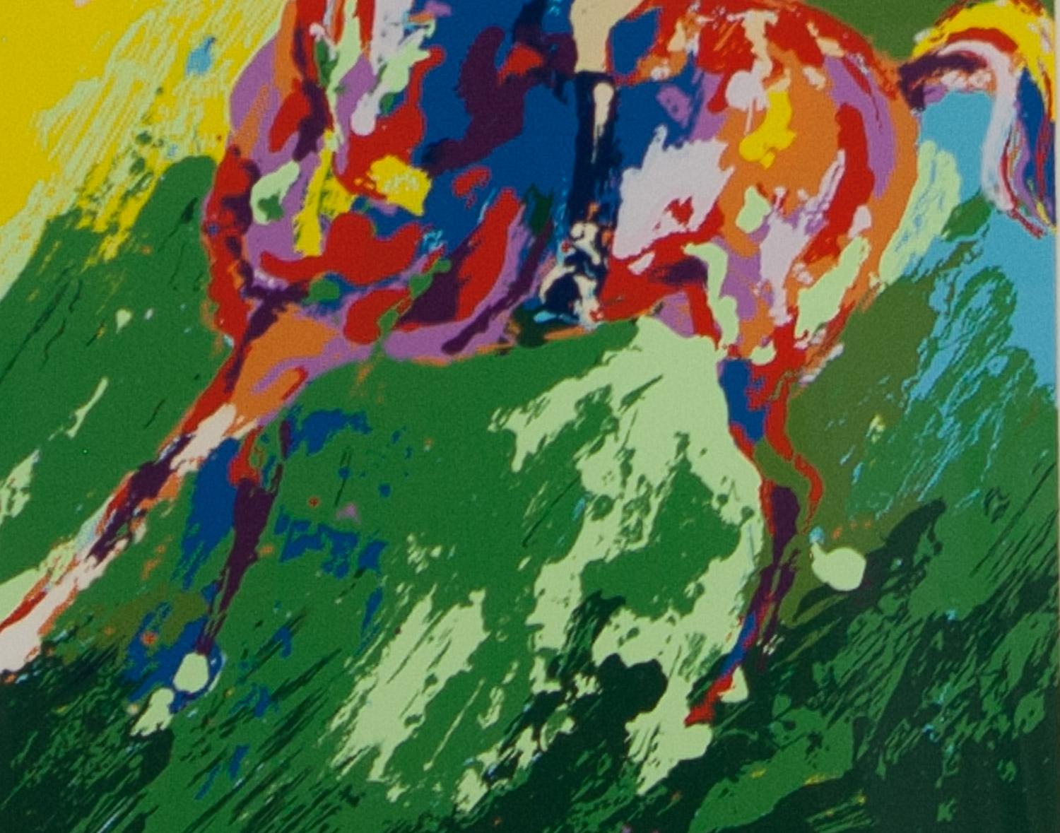 The Equestrian lithograph by Leroy Neiman 1