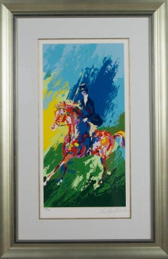 The Equestrian lithograph by Leroy Neiman