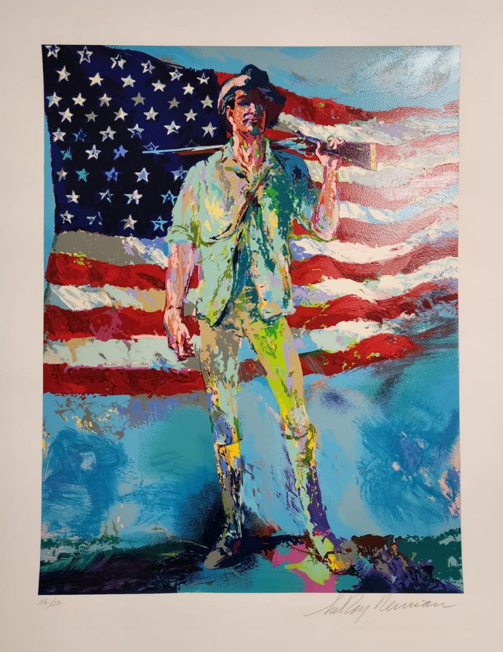 The Minuteman - Print by Leroy Neiman