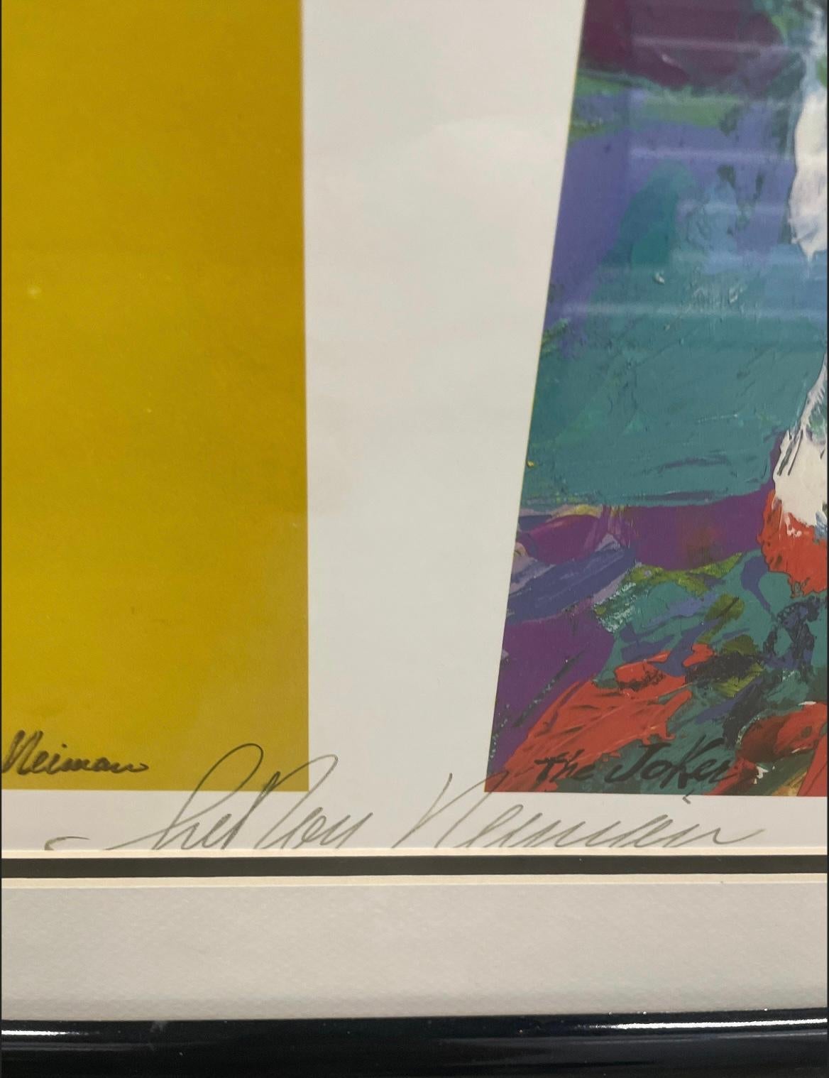 Questa è una stampa firmata di LeRoy Neiman in omaggio al film 819/1500. In buone condizioni misura 31x43