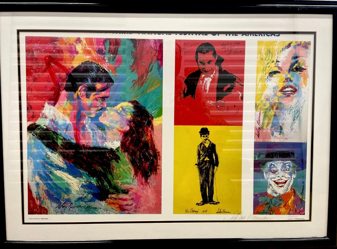 "omaggio al cinema" - Print di Leroy Neiman
