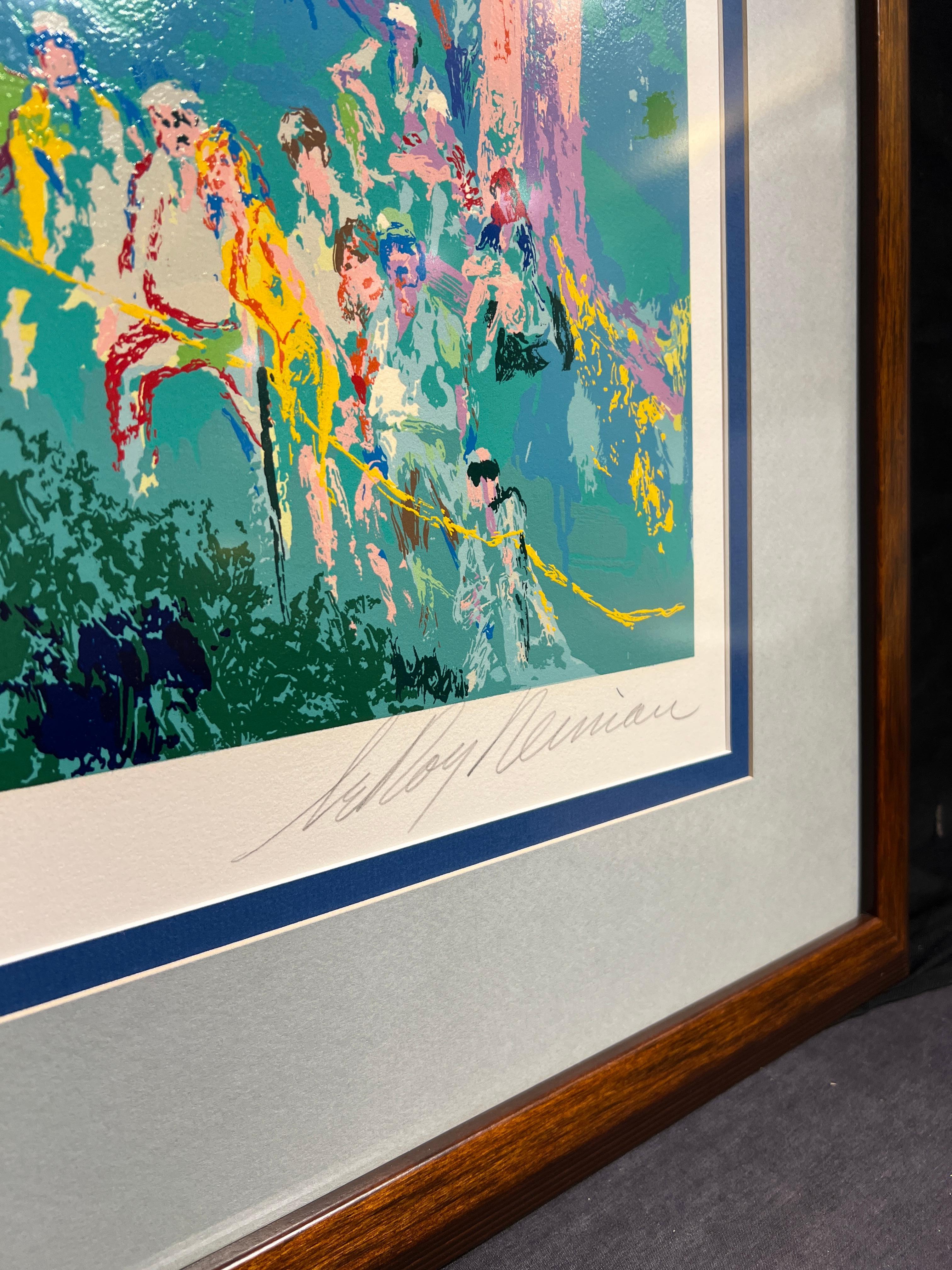 Abierto de EE.UU. en Oakmont - Print moderno estadounidense de Leroy Neiman