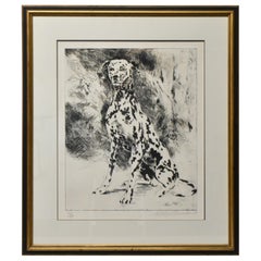 Leroy Neiman Signed & Numbered Limited Edition Etching 191/250 Dalmatian