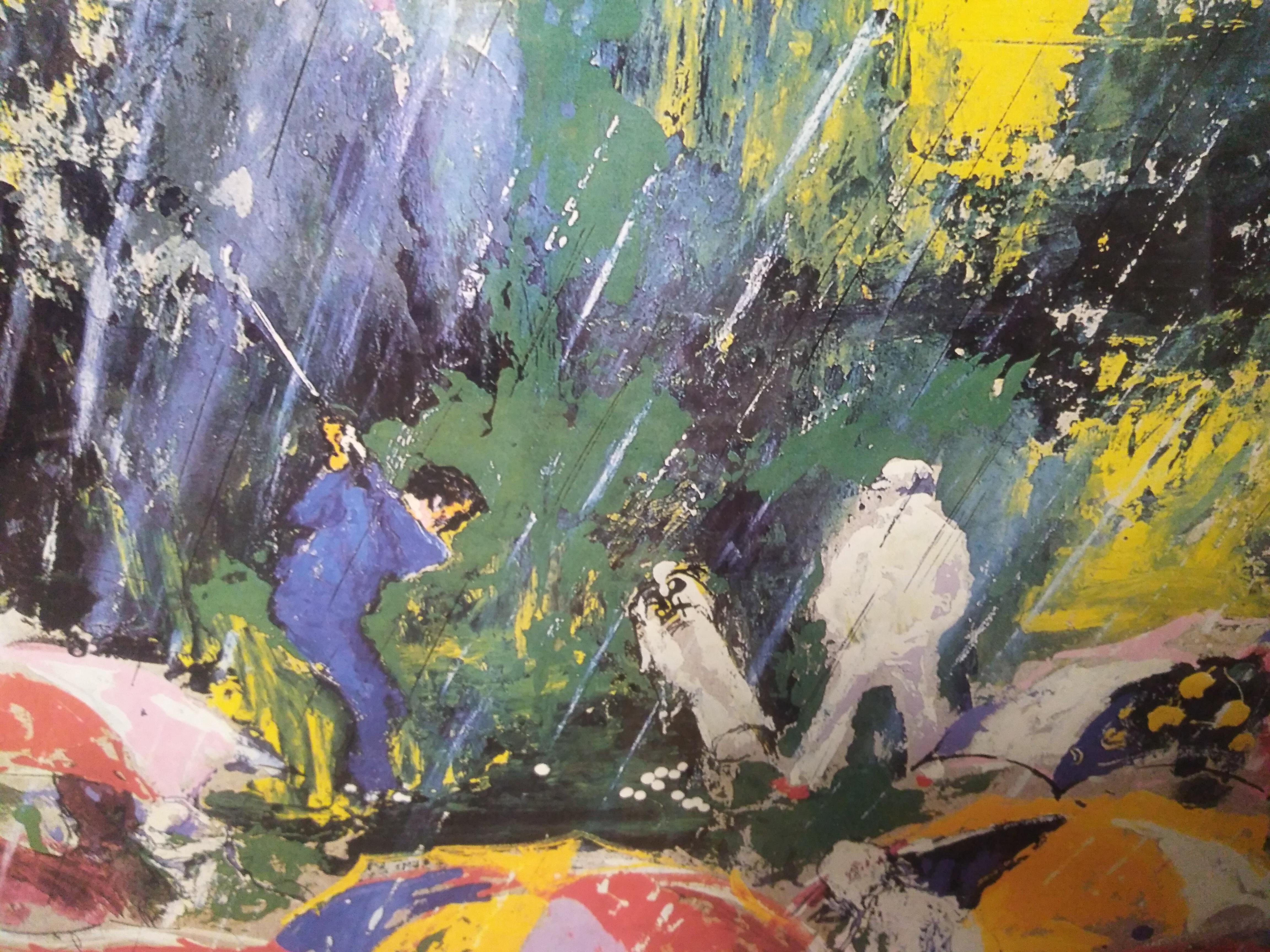 Leroy Nieman Arnold Palmer Augusta Póster Estadounidense en venta
