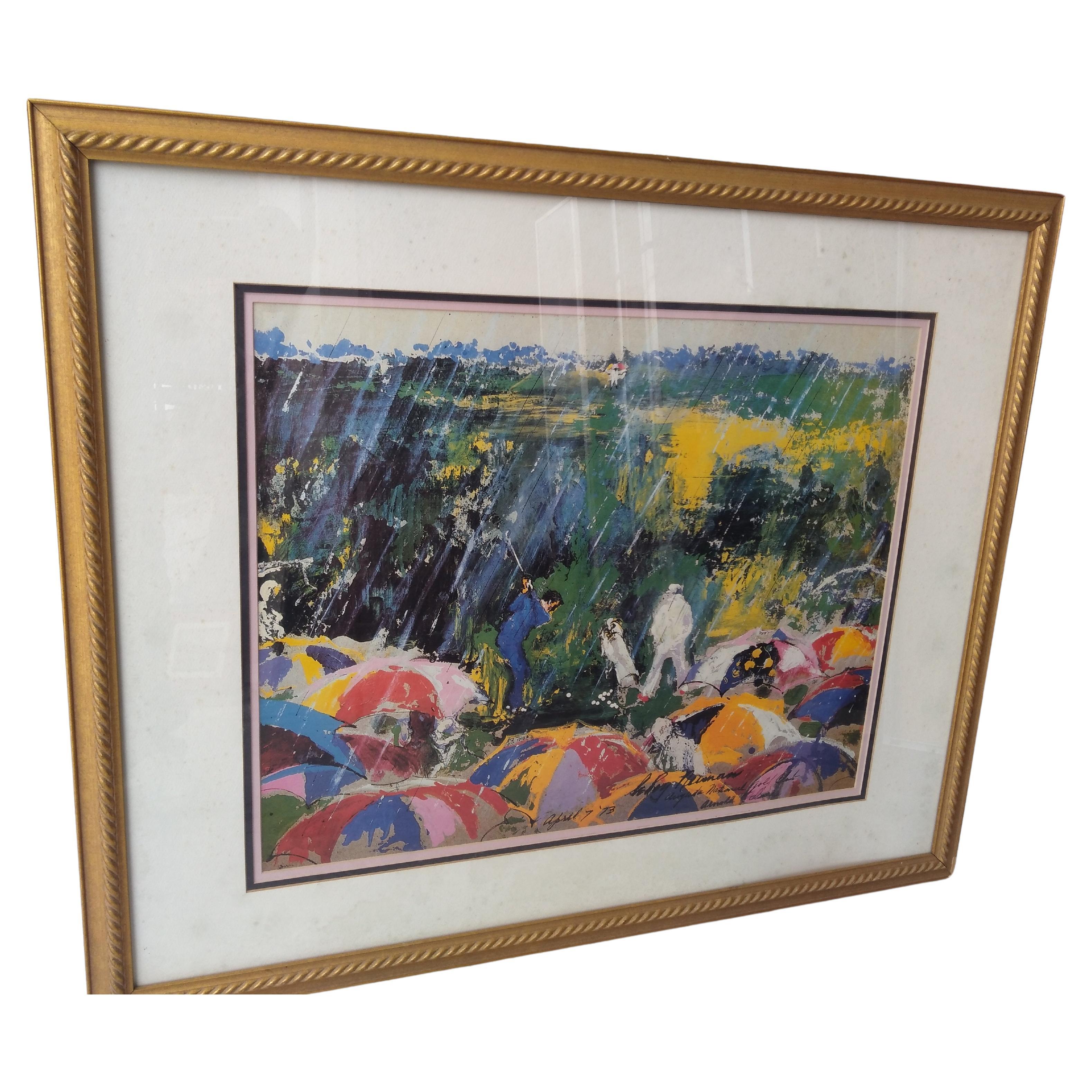 Leroy Nieman Arnold Palmer Augusta Póster en venta