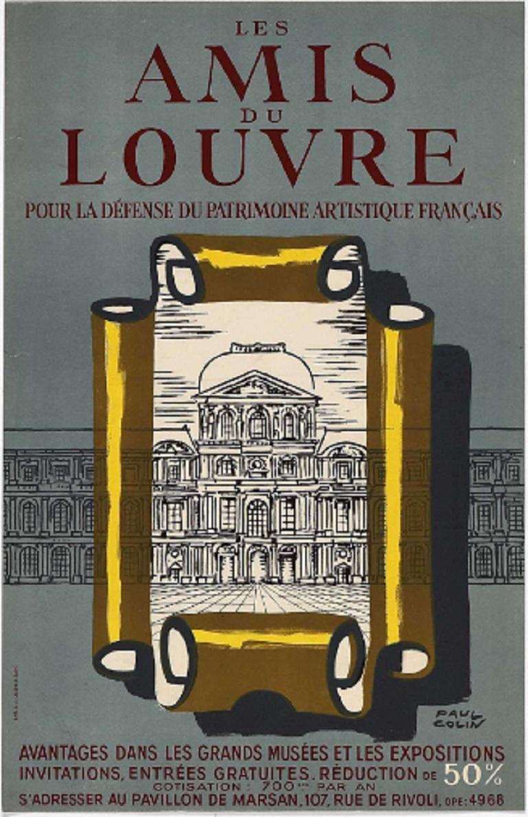 Les Amis du Louvre by Paul Colin.