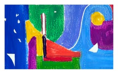 Marina Geometric Abstract Watercolor