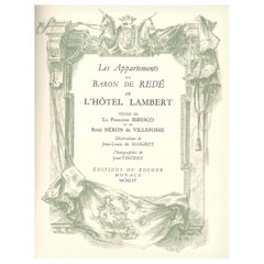 Les Appartements du Baron de Rede en L' Hotel Lambert (Buch)