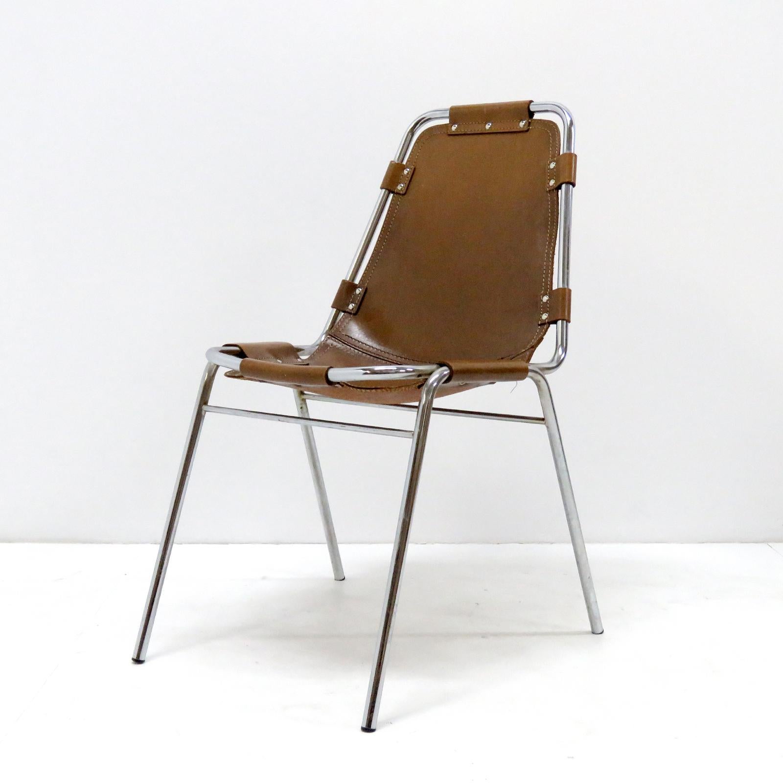 Italian “Les Arc” Chair Selected by Charlotte Perriand For Sale