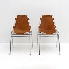 Chaises "Les Arcs" sélectionnées par Charlotte Perriand, 1970