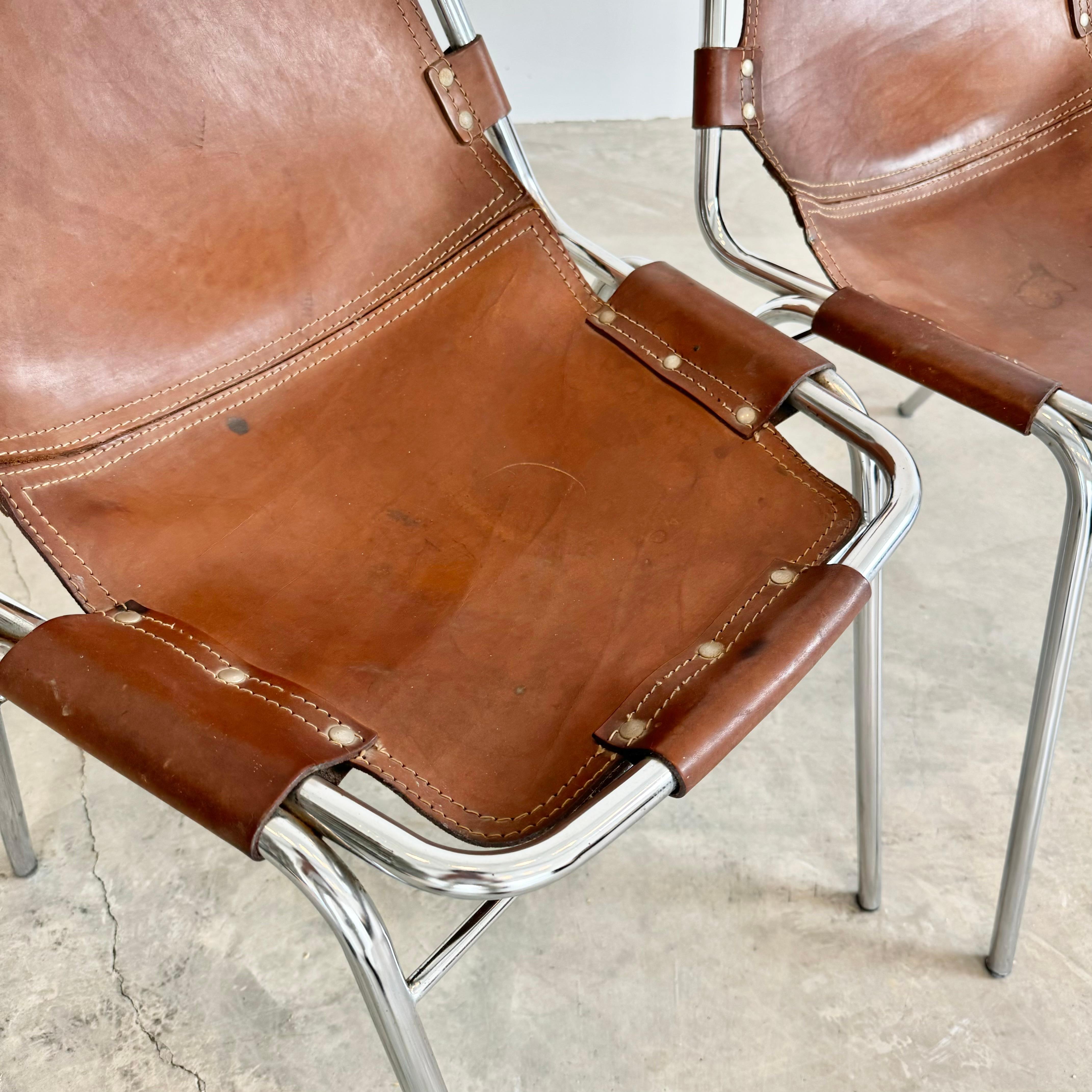 Les Arc Dining Chairs Selected by Charlotte Perriand, 1960s France For Sale 8