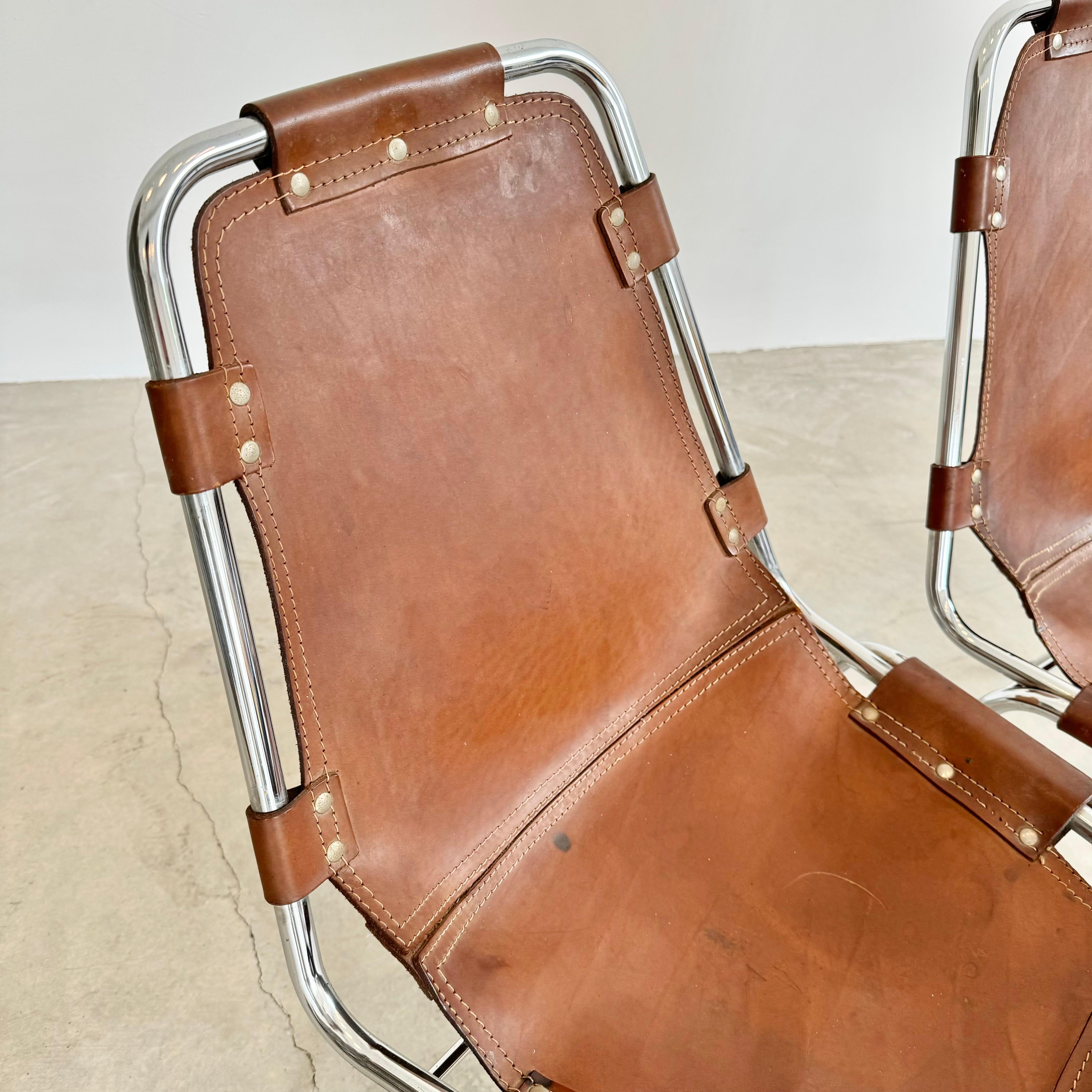 French Les Arc Dining Chairs Selected by Charlotte Perriand, 1960s France For Sale