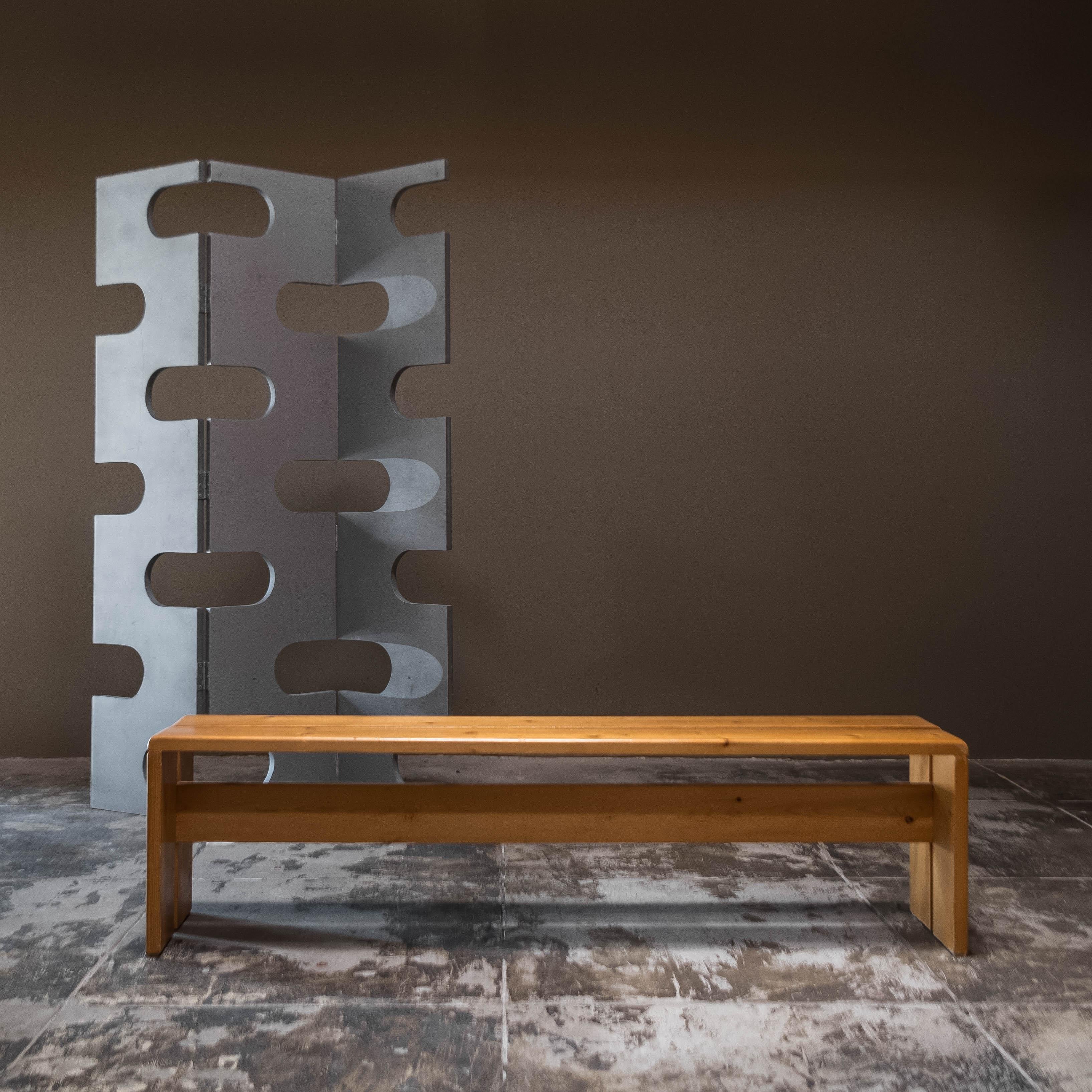 Milieu du XXe siècle Banc Les Arcs de Charlotte Perriand, 1960 en vente