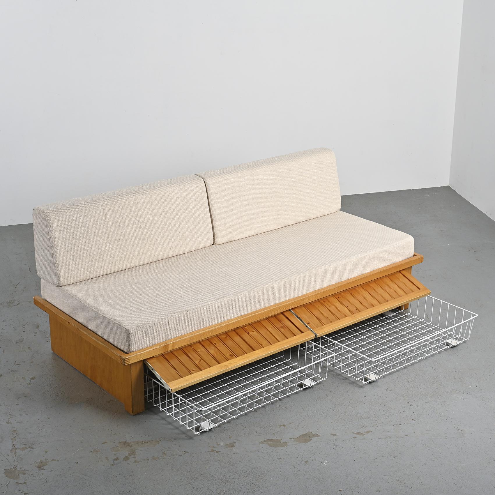 Les Arcs Bench by Charlotte Perriand circa 1973 4