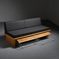 Les Arcs Bench by Charlotte Perriand, circa 1973