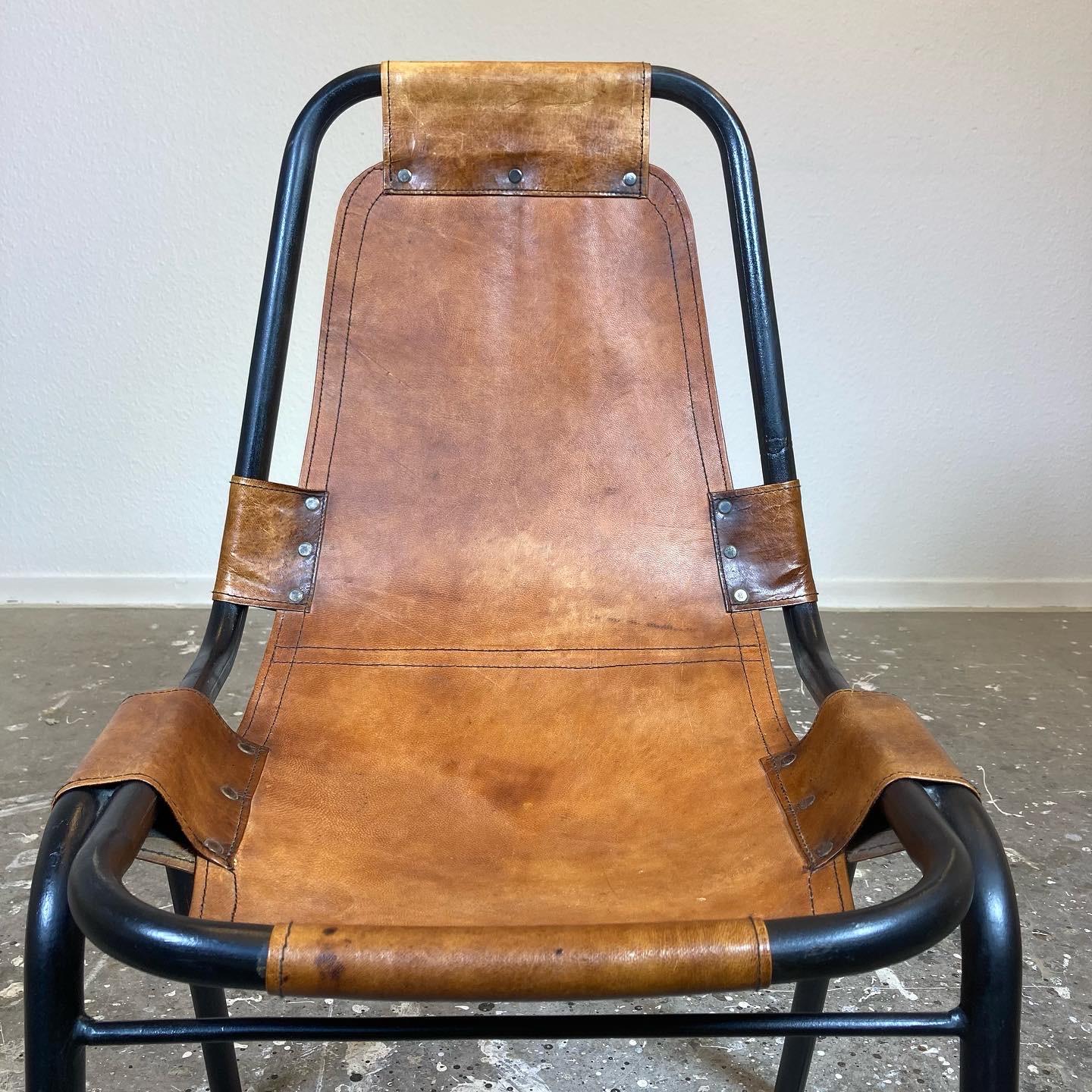 Les Arcs-Stuhl von Charlotte Perriand (Stahl) im Angebot