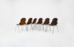 Les Arcs Chairs by Charlotte Perriand, 1960s, set of 6