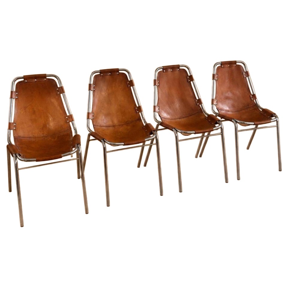 Les Arcs chairs by Charlotte Perriand For Sale