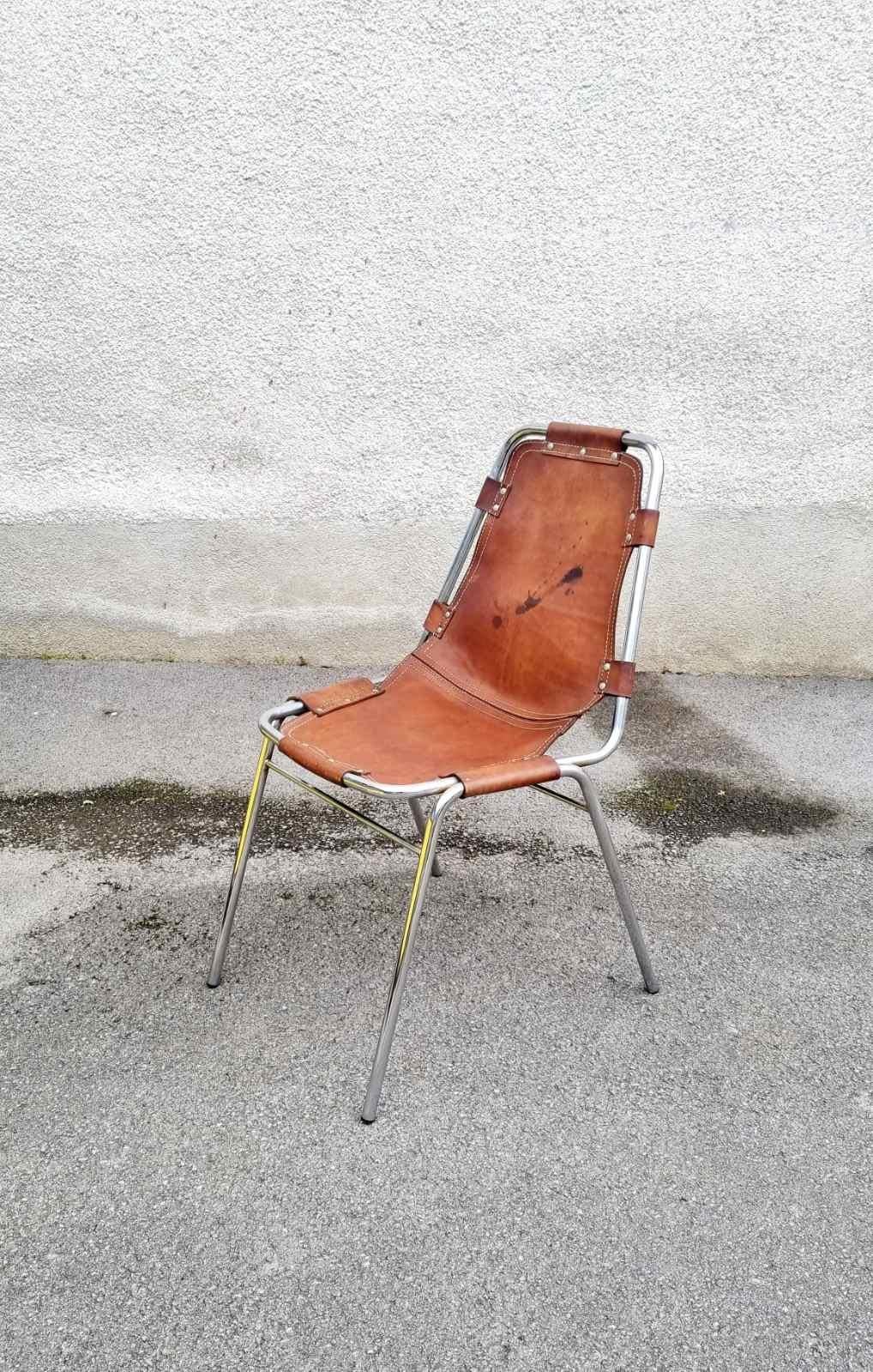 Mid-Century moderno Les Arcs Chairs Chosen by Charlotte Perriand 60s by Dal Vera, italy in vendita