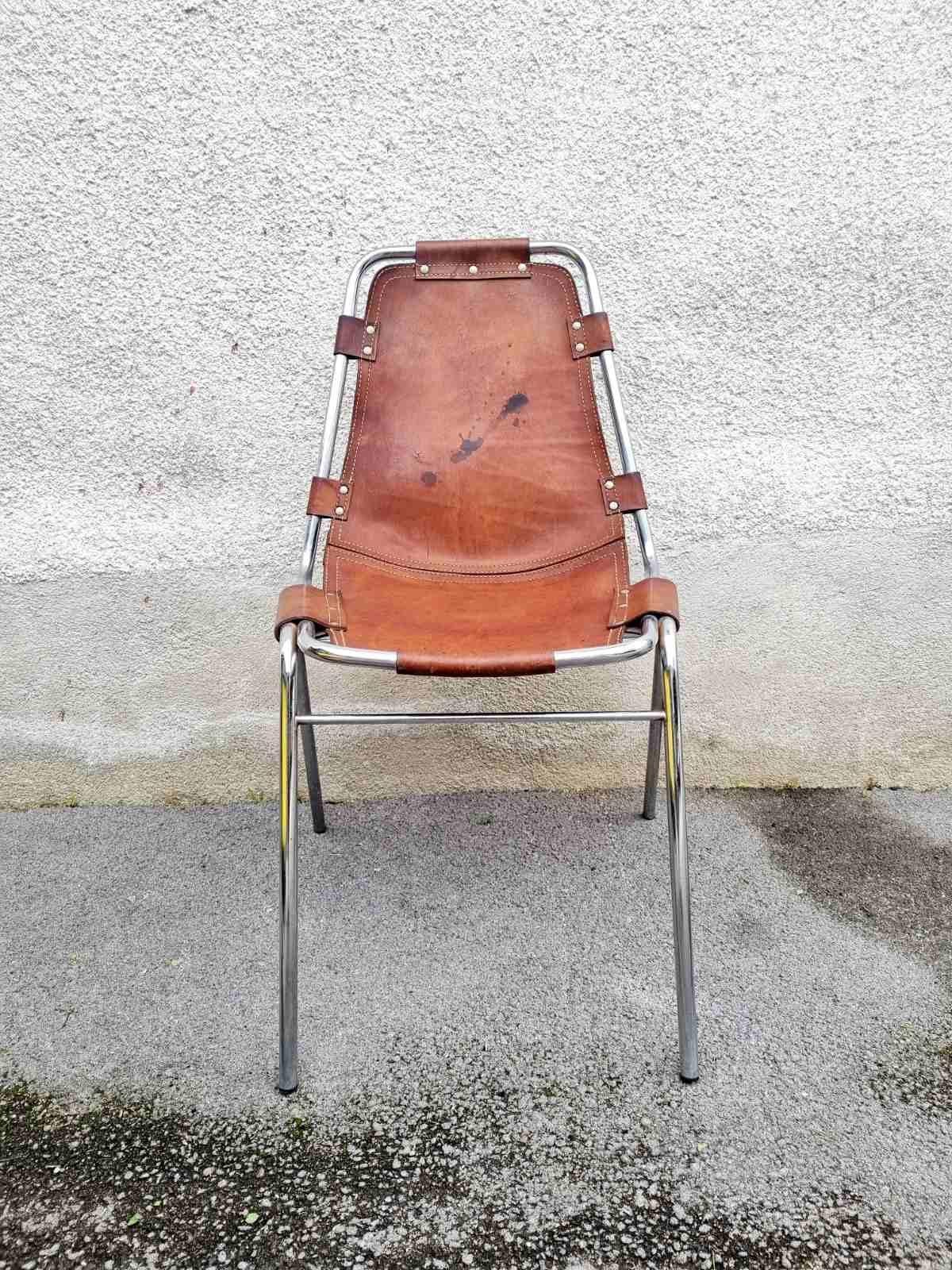 Metà XX secolo Les Arcs Chairs Chosen by Charlotte Perriand 60s by Dal Vera, italy in vendita