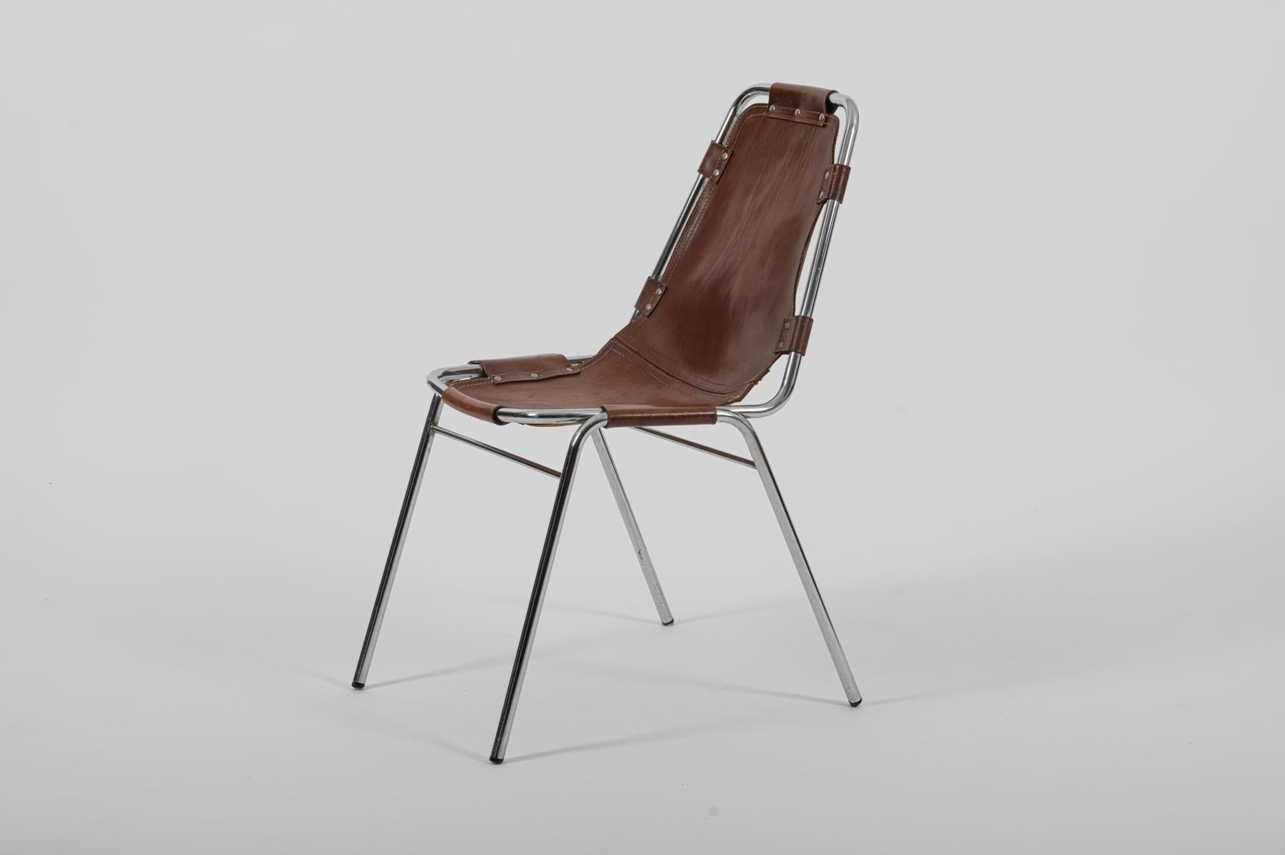 Le sedie Les Arcs scelte da Charlotte Perriand c1960 di Dal Vera In condizioni buone in vendita a London, GB